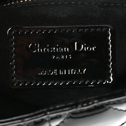 Christian Dior Patent Cannage Mini Lady Dior Black 6 of 11