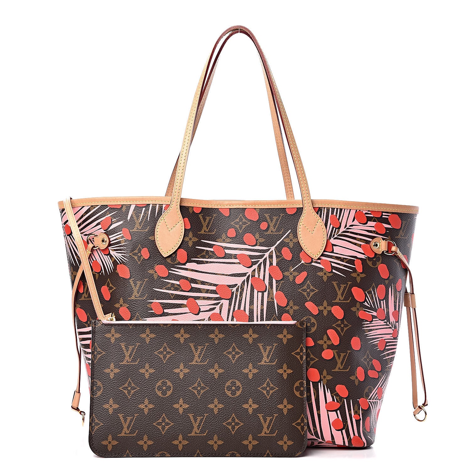Louis Vuitton Monogram Jungle Dots Neo Neverfull MM Sugar Pink Poppy 1 of 12