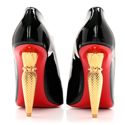 Christian Louboutin Patent LipChick 100 Pumps 39 Black 5 of 13