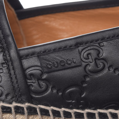 Gucci Guccissima Signature Espadrilles 41.5 Black 8 of 12