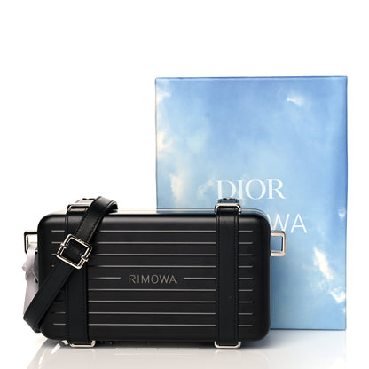 Christian Dior X RIMOWA Aluminum Personal Clutch On Strap Black 9 of 9