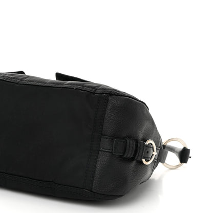 Prada Tessuto Nylon Buffalo Shoulder Bag Black 10 of 10