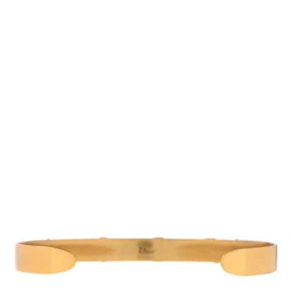 Christian Dior Metal J'Adior Logo Choker Necklace Antique Gold 3 of 4