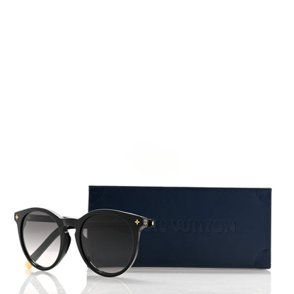 Louis Vuitton Acetate My Monogram Round Sunglasses Z2004E Black 7 of 7