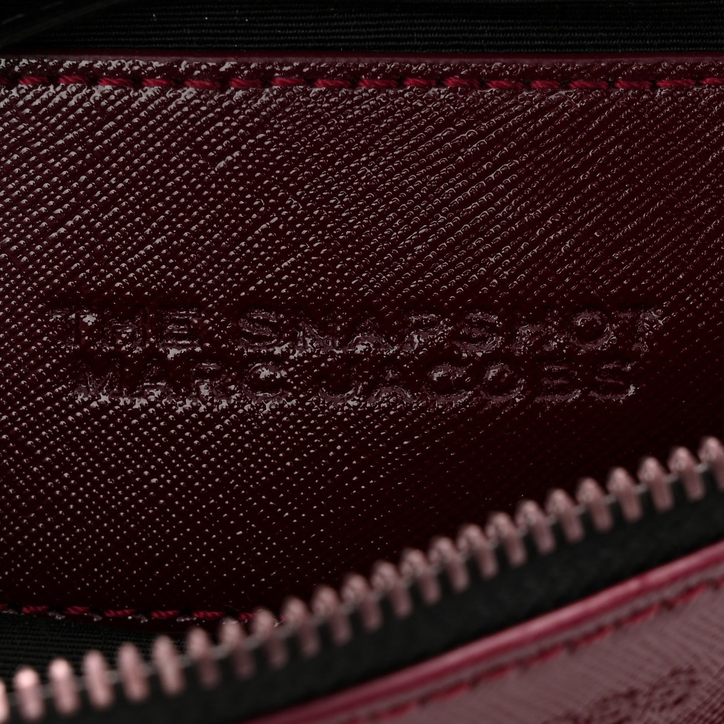 Saffiano Snapshot Camera Bag Burgundy