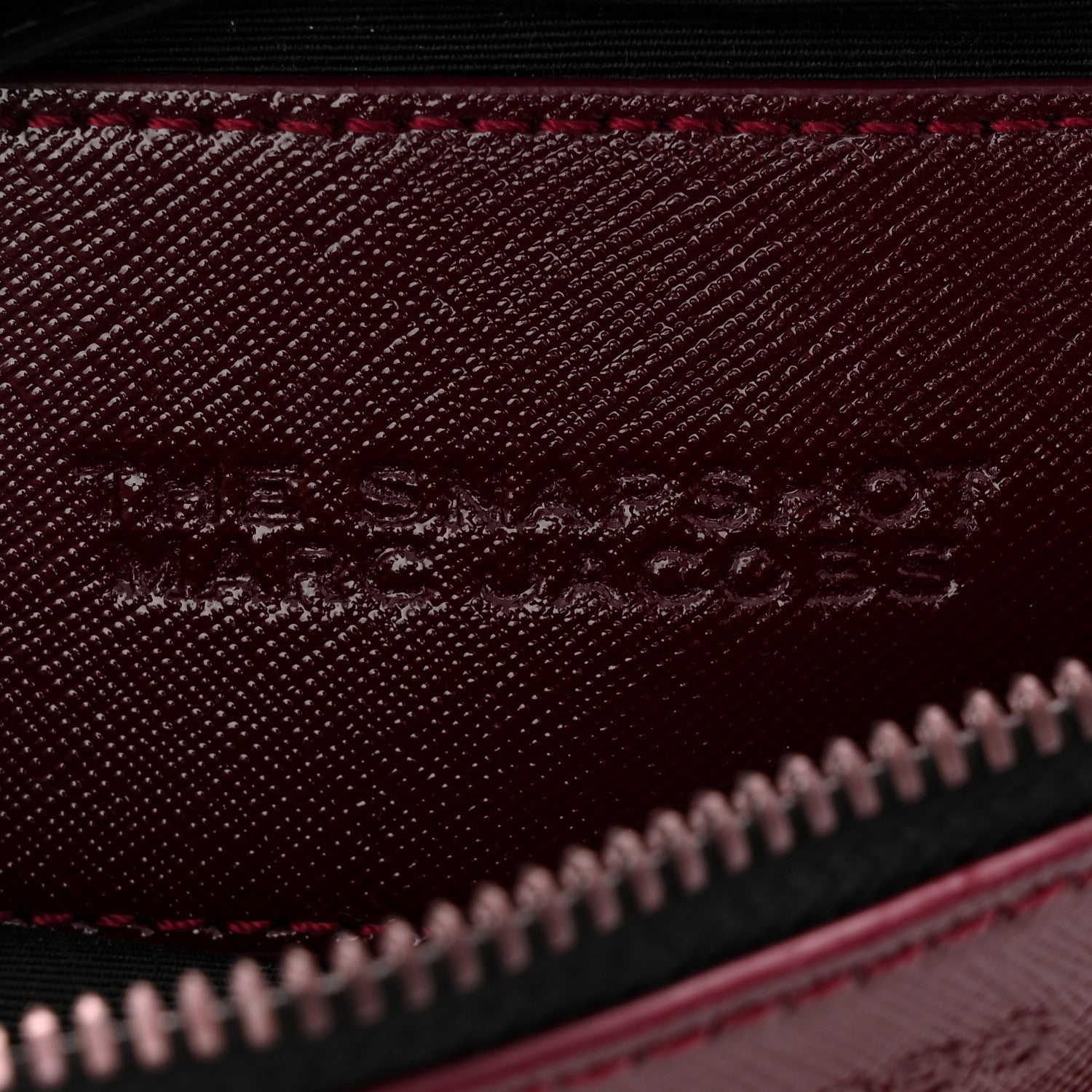 Marc Jacobs Saffiano Snapshot Camera Bag Burgundy 6 of 10