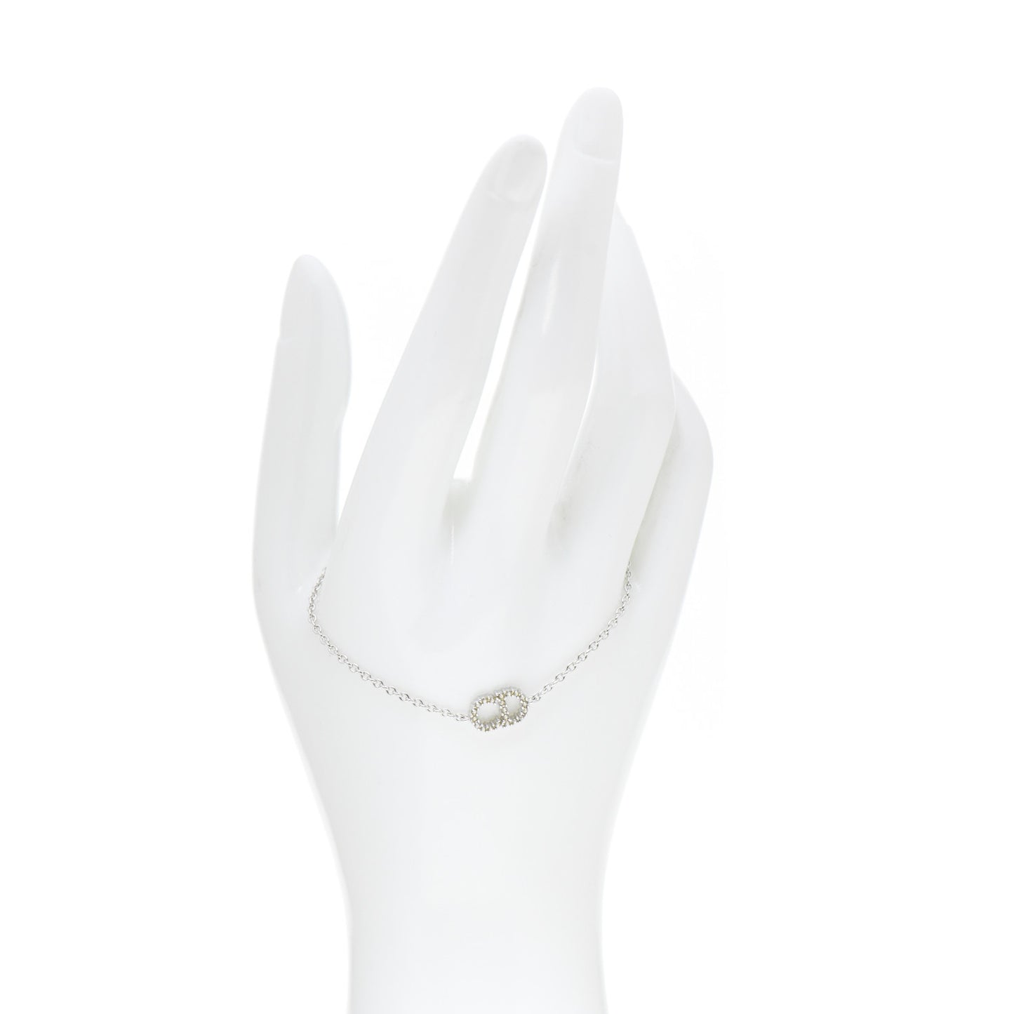 Crystal CD Bracelet Silver
