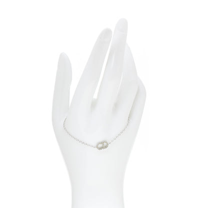 Christian Dior Crystal CD Bracelet Silver 2 of 5