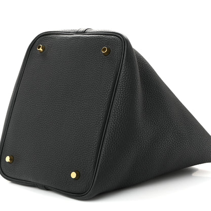 Hermes Taurillon Clemence Picotin Lock 22 MM Black 10 of 10