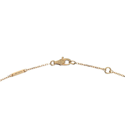Van Cleef & Arpels 18K Yellow Gold Mother of Pearl Sweet Alhambra Pendant Necklace 4 of 8