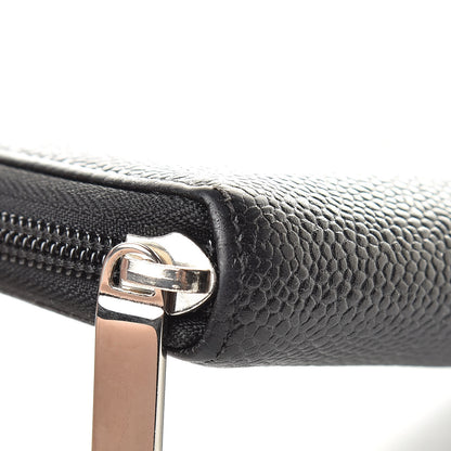 Chanel Caviar Large Timeless CC Zip Around Wallet Black 11 of 11
