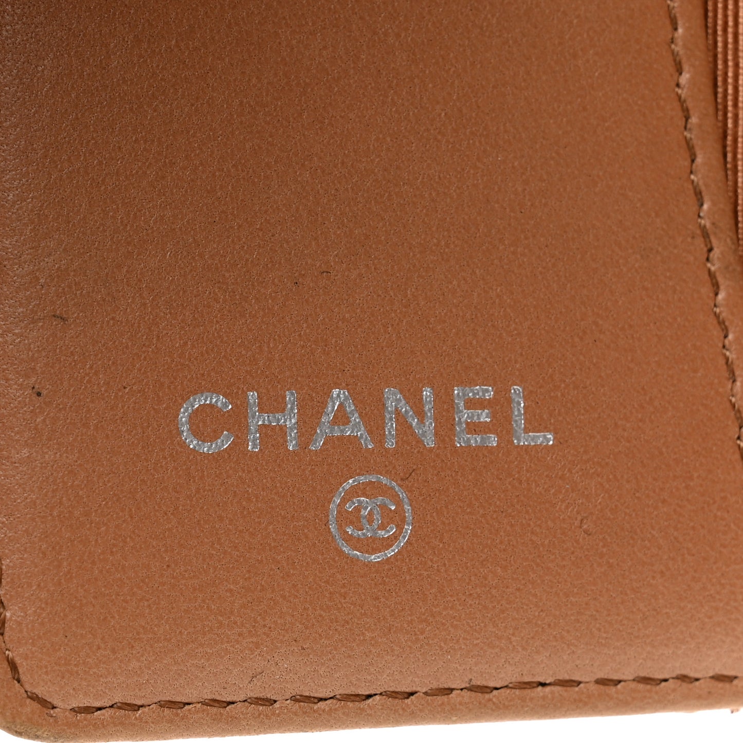 Lambskin Quilted 6 Key Holder Beige