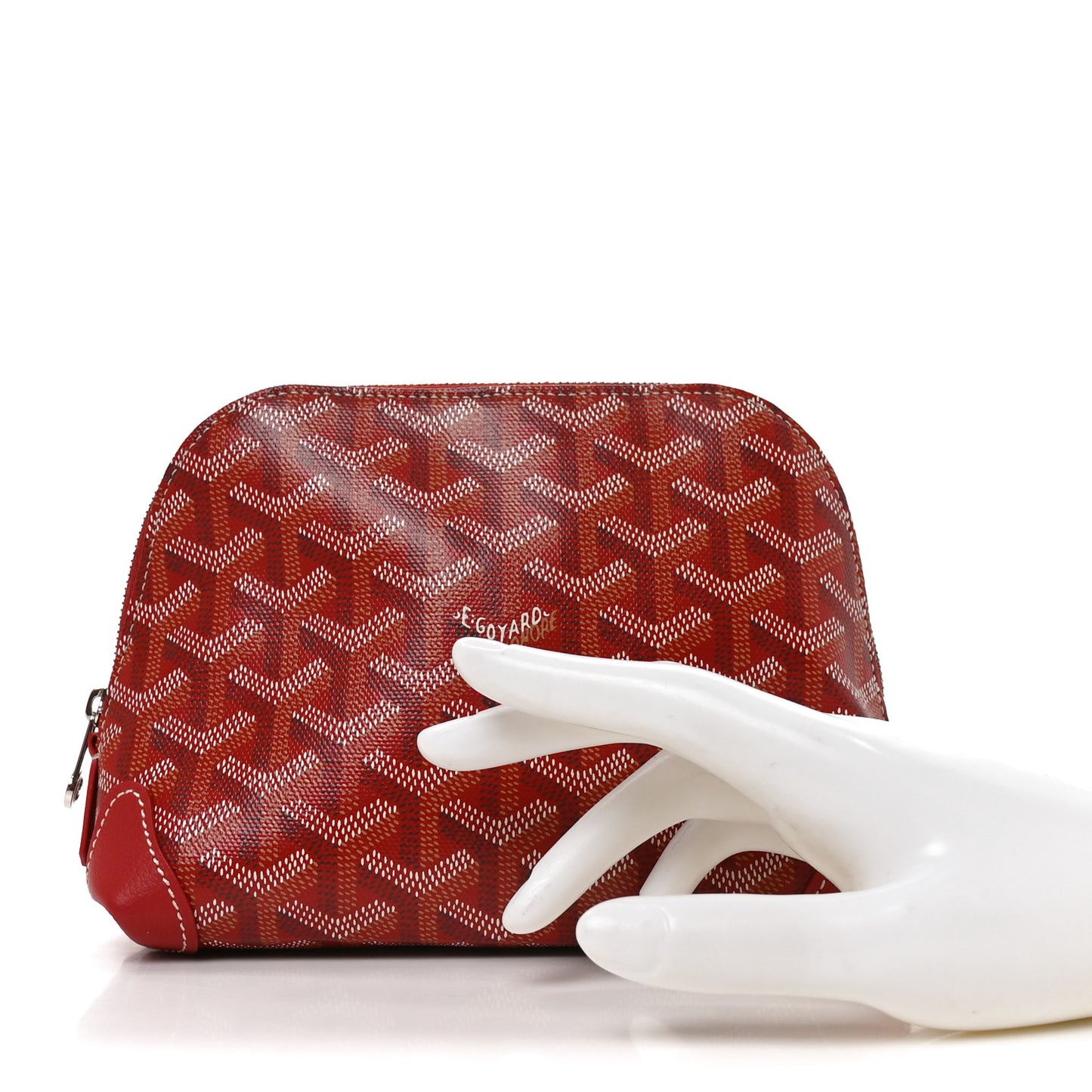 Goyardine Vendome Toiletry Pouch Red