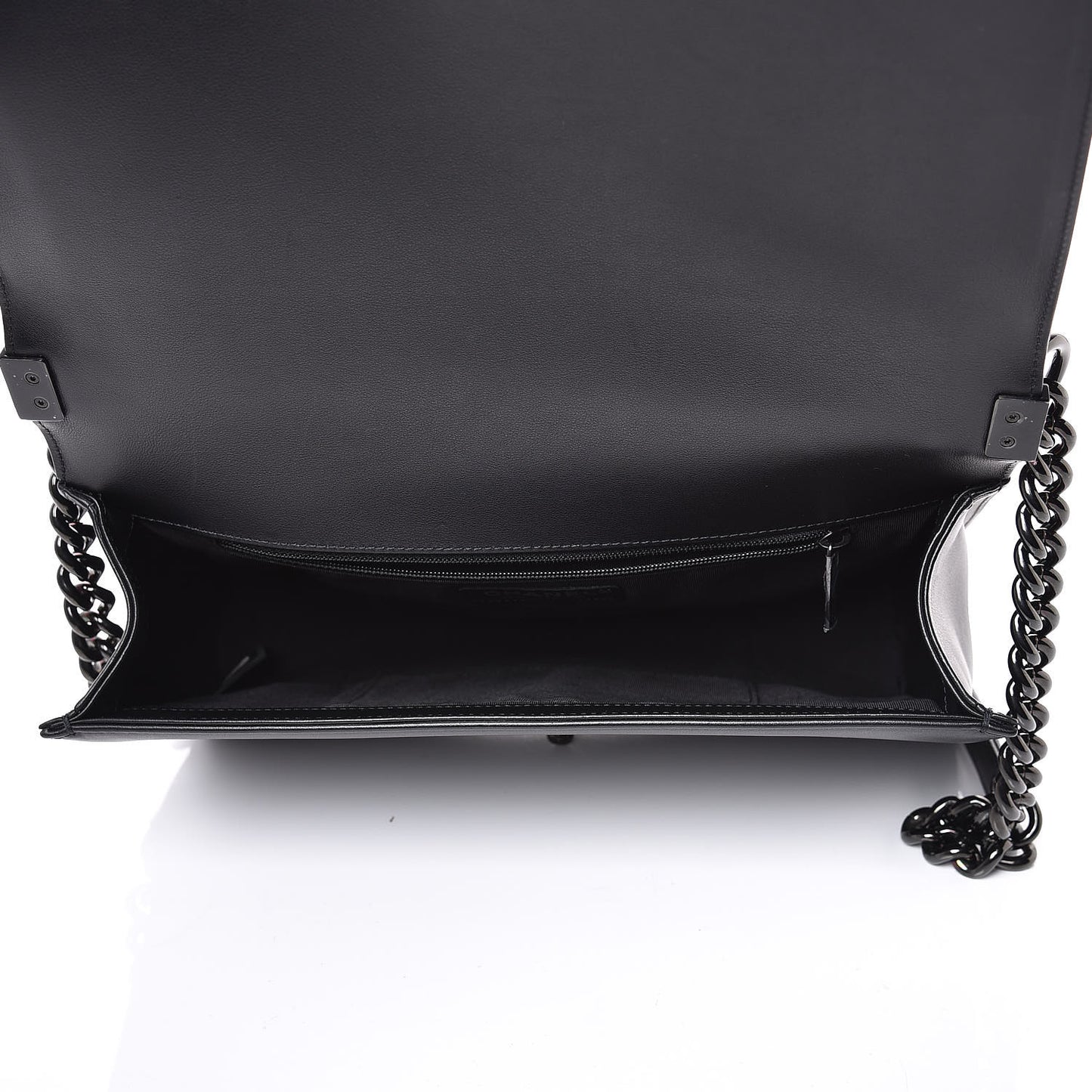 Calfskin Quilted New Medium Boy Flap So Black