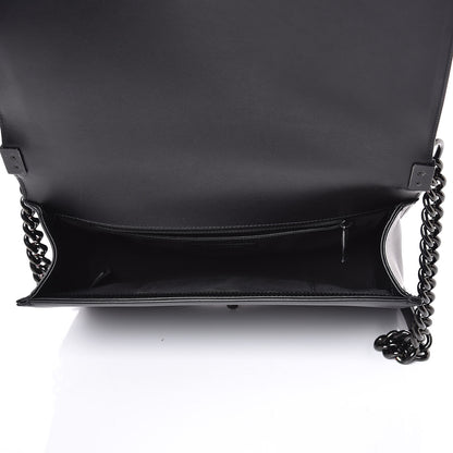 Chanel Calfskin Quilted New Medium Boy Flap So Black 5 of 7