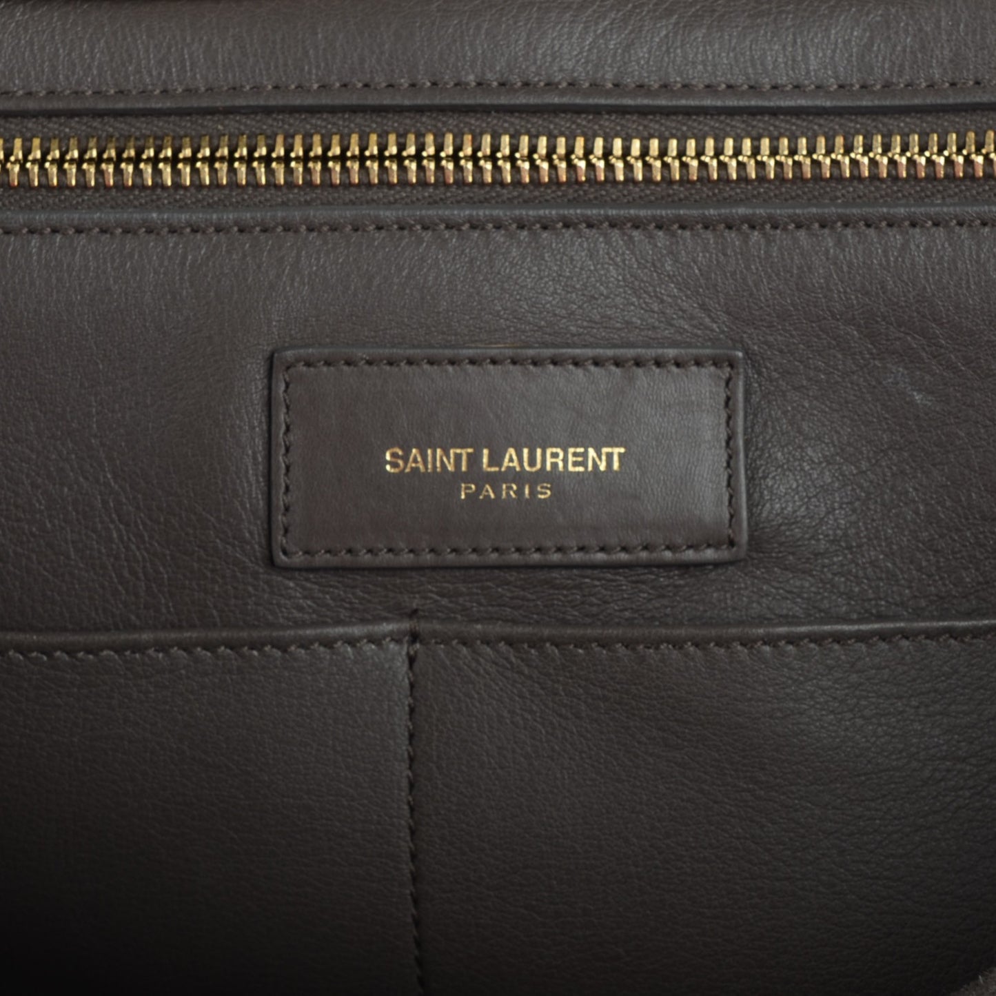 Calfskin Medium Classic Y Cabas Earth