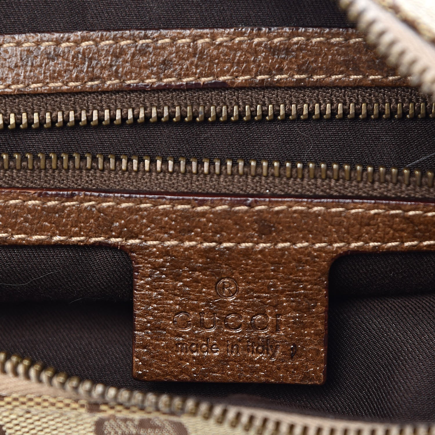 Gucci Monogram Medium Horsebit Chain Hobo Dark Brown 6 of 12