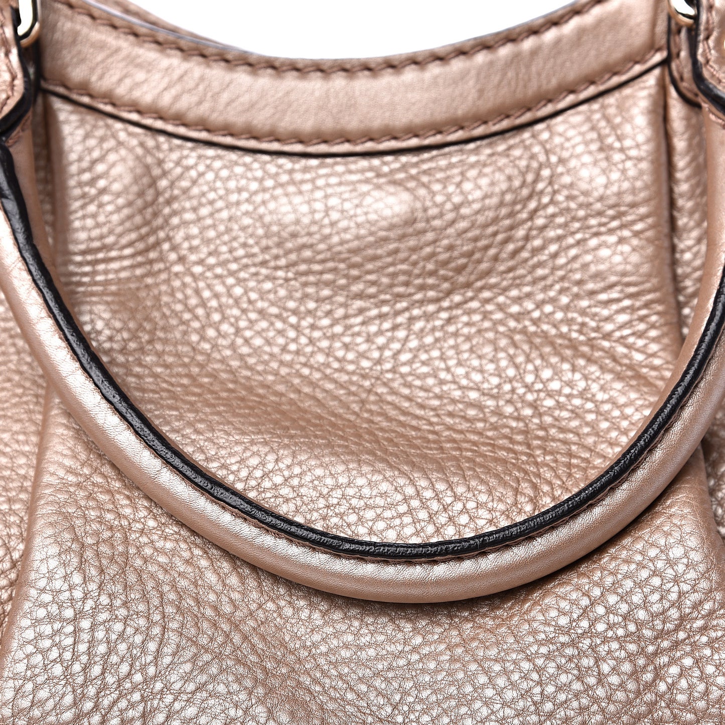 Metallic Calfskin Medium Sukey Tote Pink