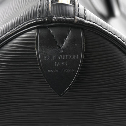 Louis Vuitton Epi Keepall 45 Black 5 of 9