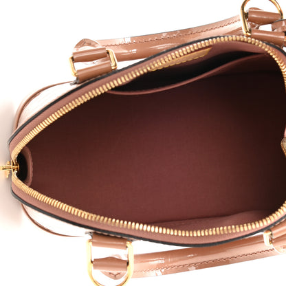 Louis Vuitton Vernis Alma BB Rose Velours 4 of 6