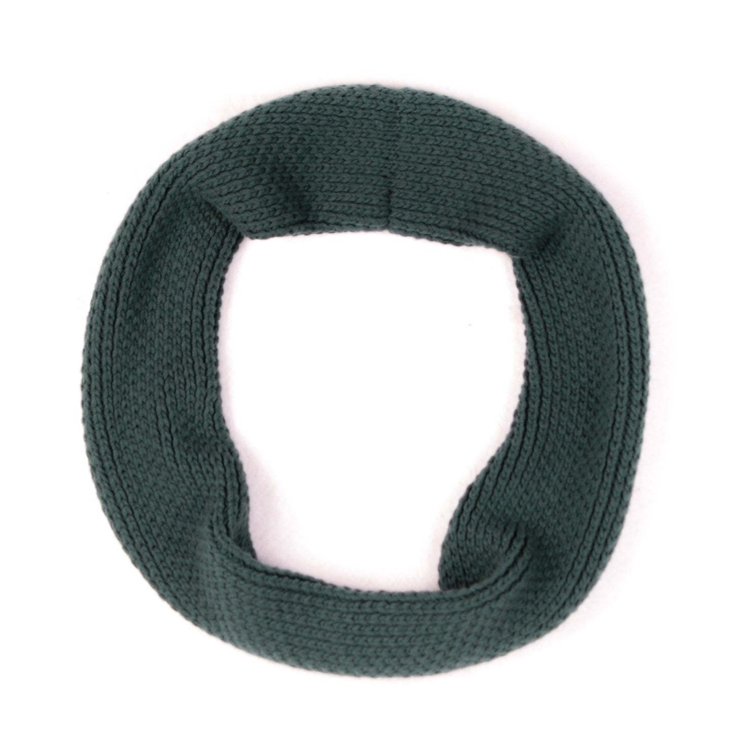 Woven Cashmere Infinity Scarf Petrol