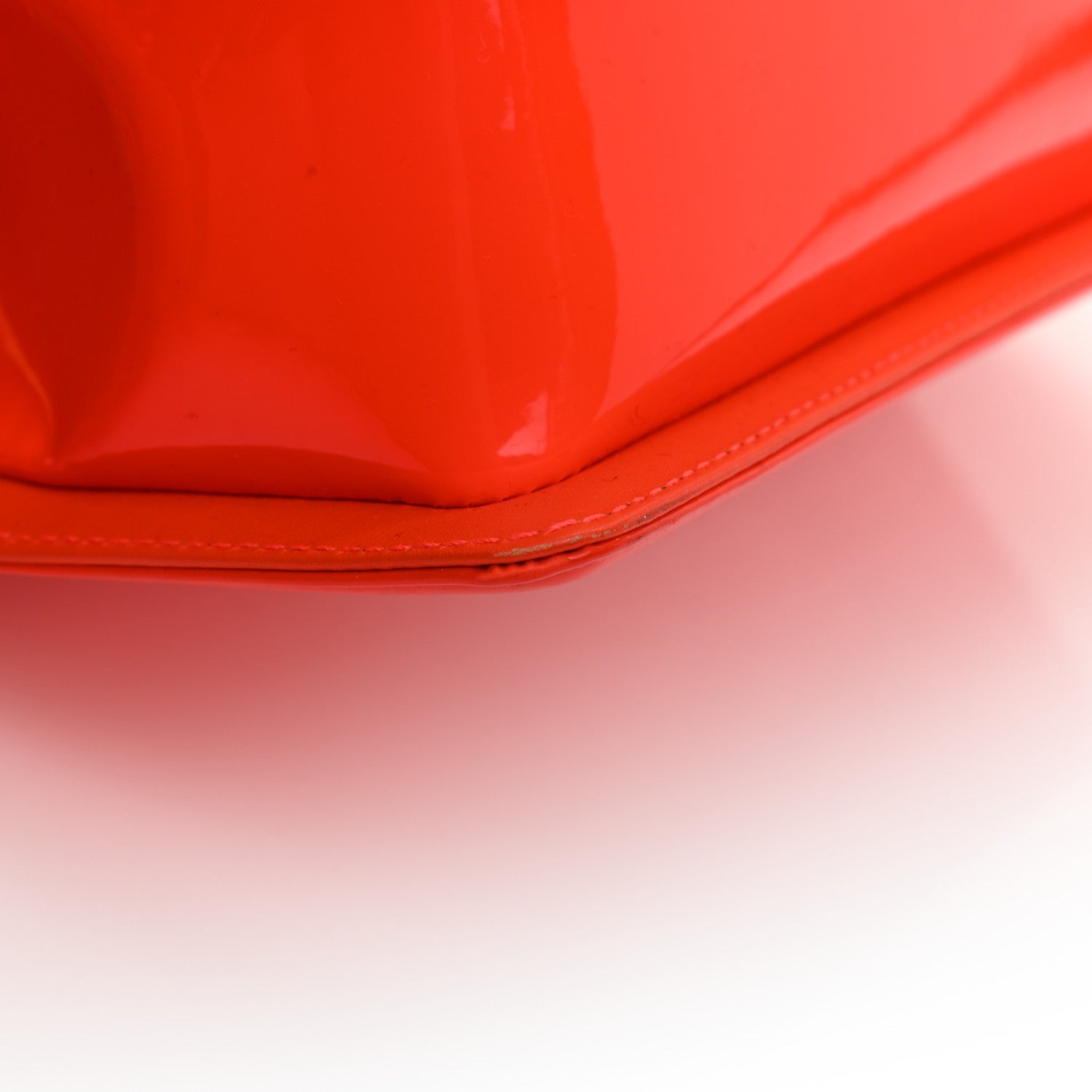 Chanel Patent Calfskin Quilted Small Boy Flap Orange 10 of 15