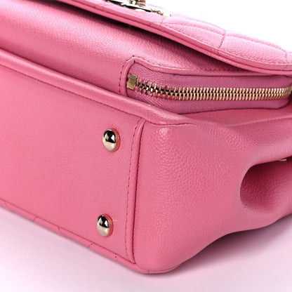 Chanel Caviar Quilted Small Business Affinity Flap Pink 11 of 11