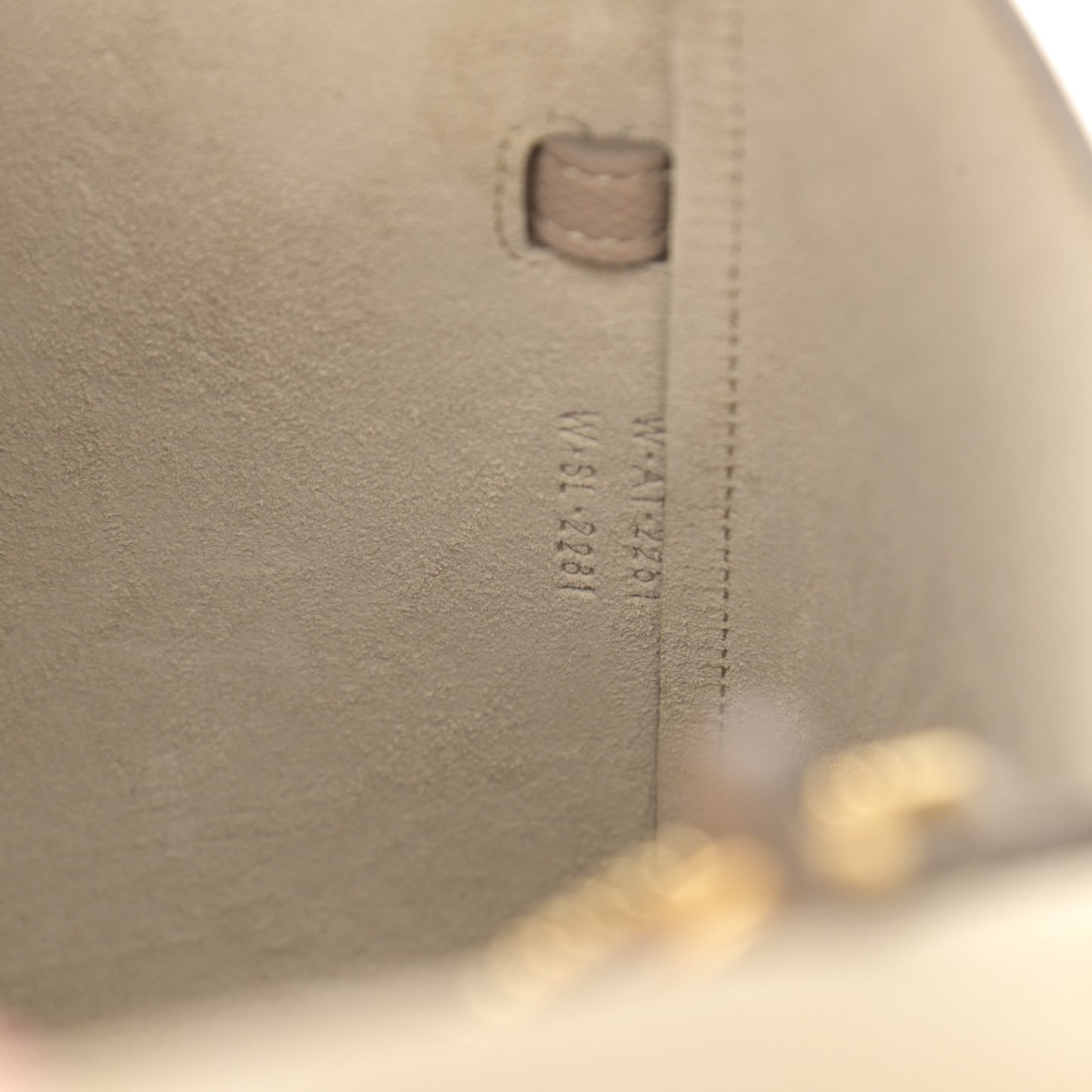 Grained Calfskin Nano Belt Bag Light Taupe