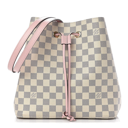 Louis Vuitton Damier Azur Neonoe MM Eau De Rose 1 of 11