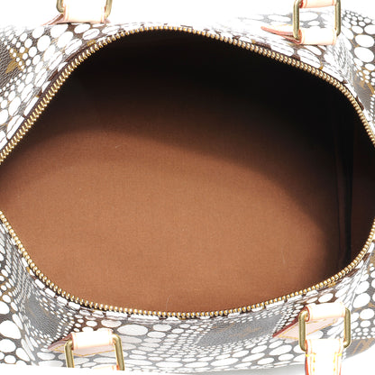 Louis Vuitton Monogram Kusama Town Speedy 30 White 5 of 7