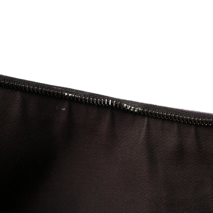 Gucci Monogram Web Medium Half Moon Hobo Dark Brown 10 of 14