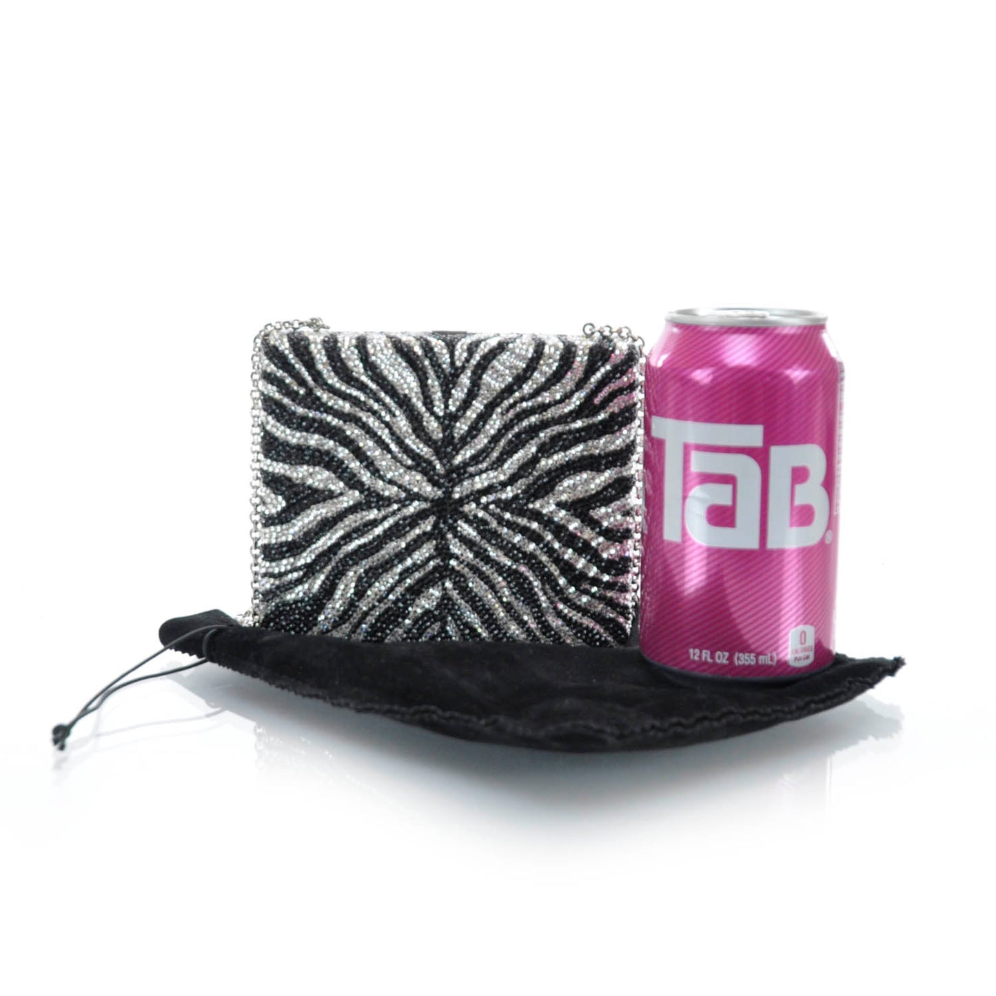 Austrian Crystal Zebra Evening Bag