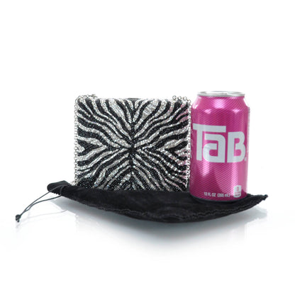 Judith Leiber Austrian Crystal Zebra Evening Bag 2 of 7