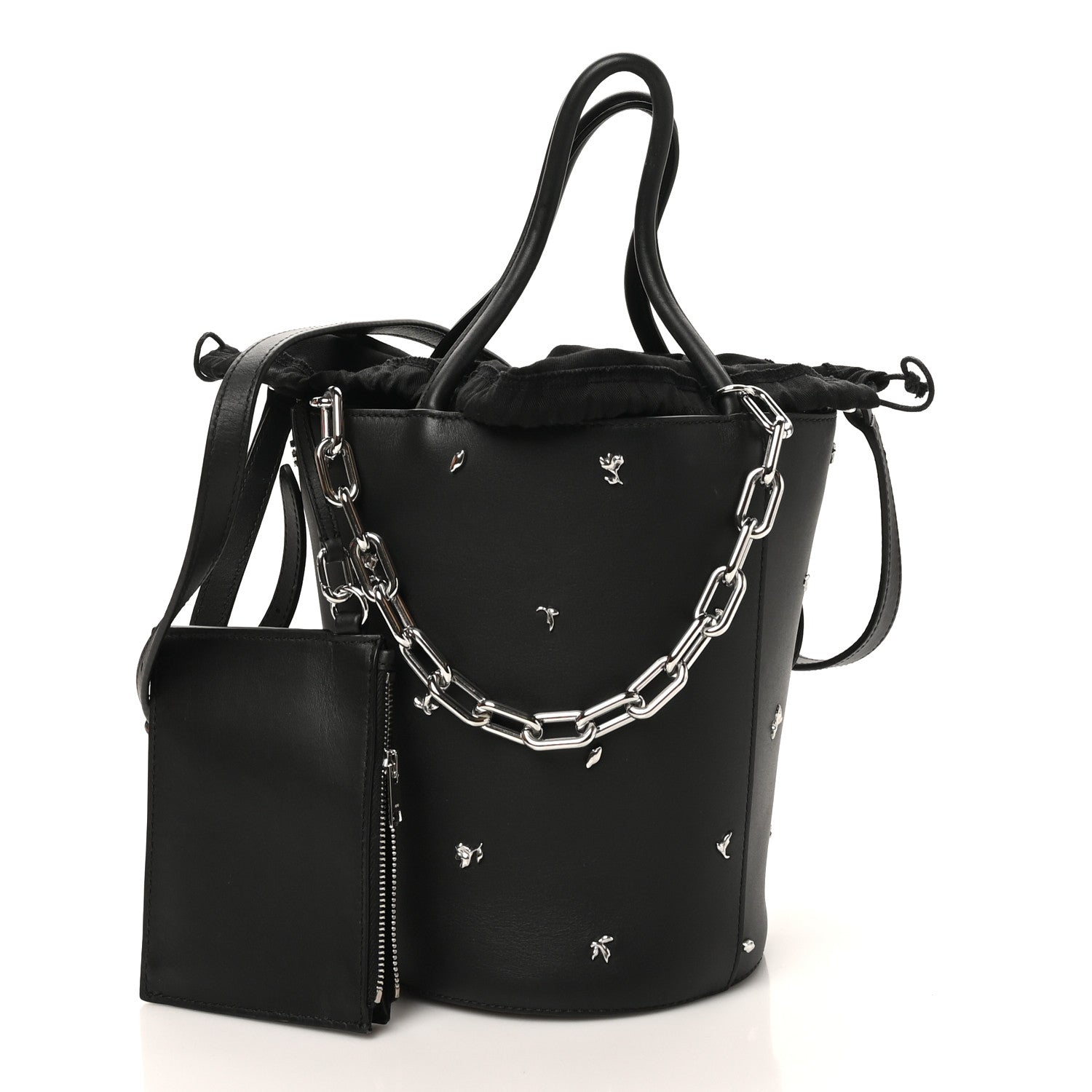 アレキサンダーワン　Roxy bucket bag Alexander Wang Smooth Calfskin Studded Roxy Bucket Bag Black