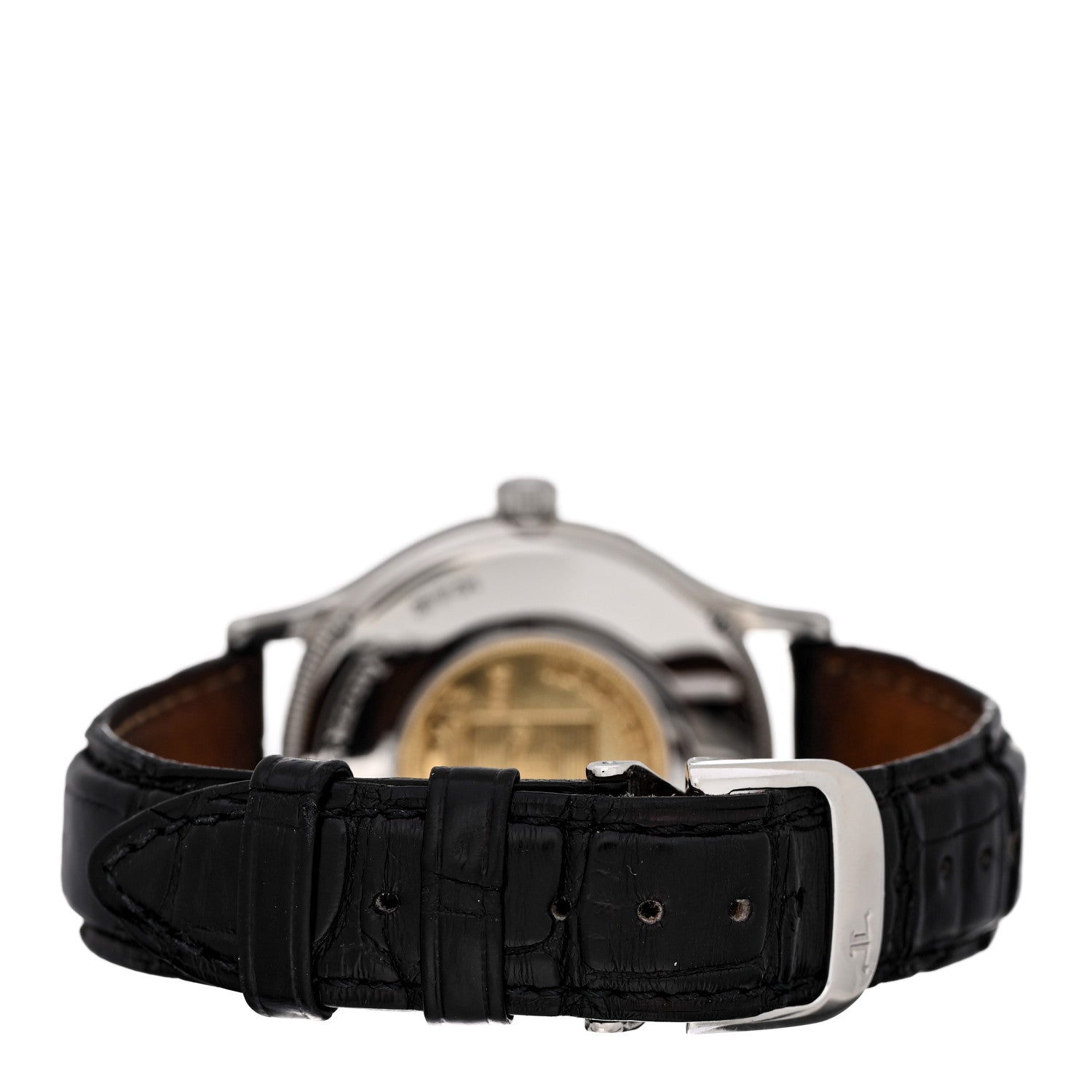 Jaeger-LeCoultre Stainless Steel Alligator 38mm Master Geographic Automatic Watch 142.8.92 3 of 4