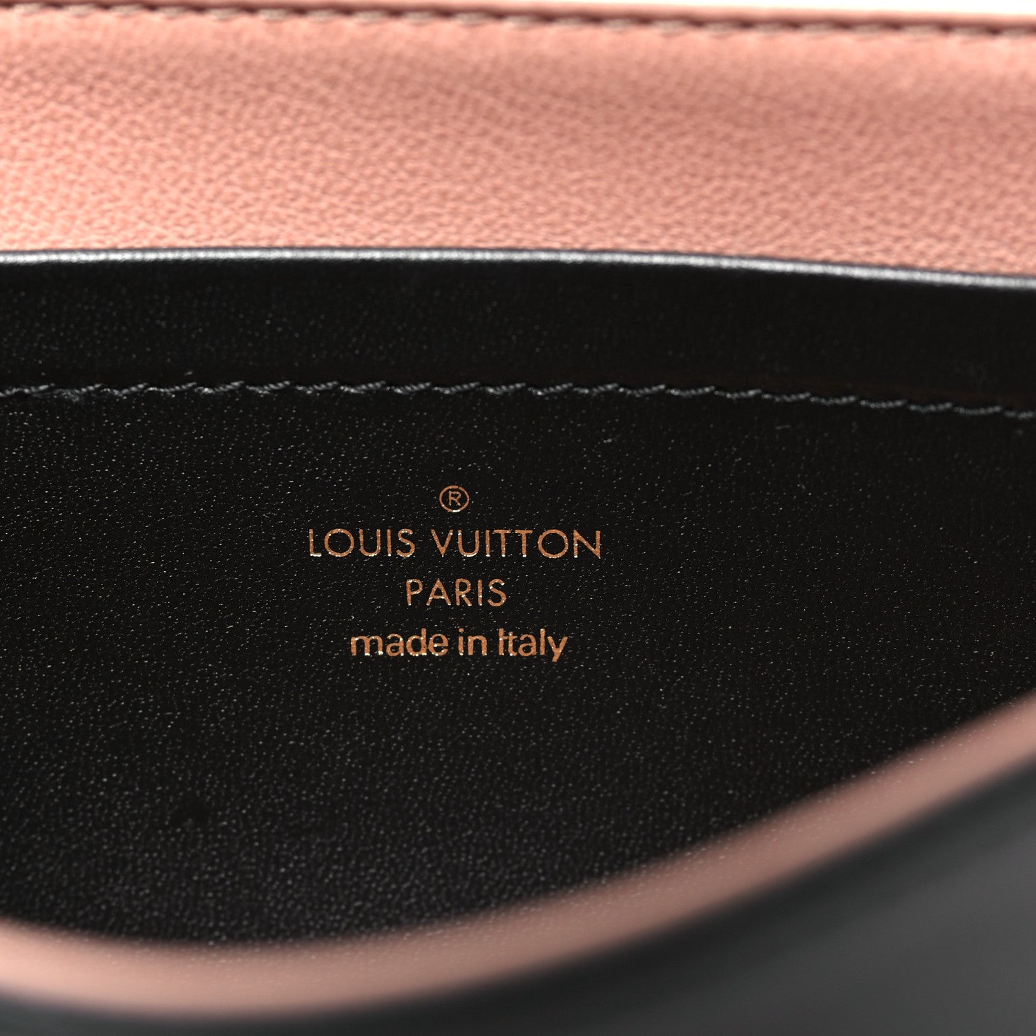 Louis Vuitton Lambskin Embossed Monogram Pochette Coussin Black 6 of 10