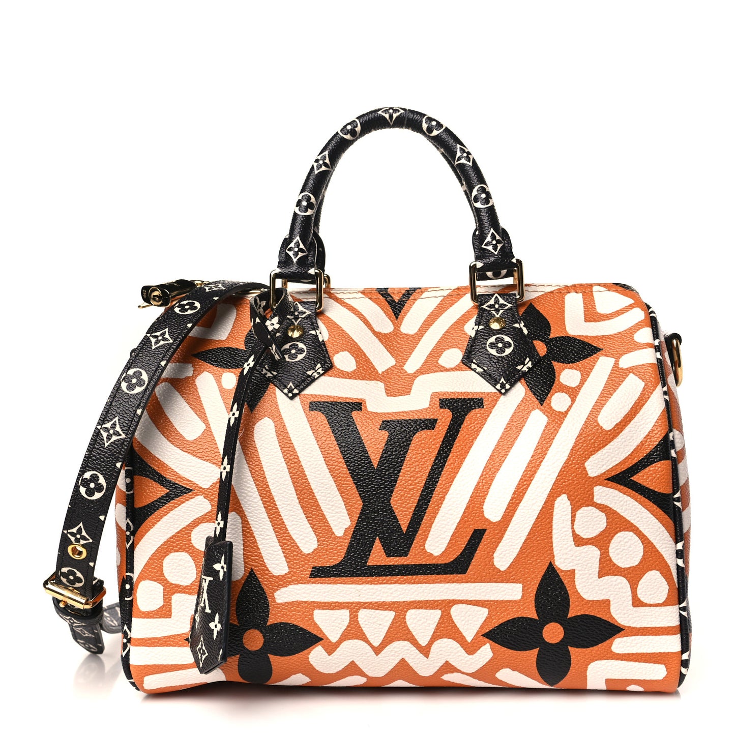 Monogram Giant Crafty Speedy Bandouliere 25 Creme Caramel