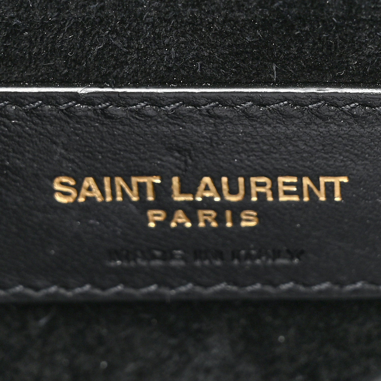 Saint Laurent Calfskin Medium Monogram Sunset Black 8 of 11