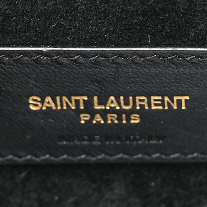Saint Laurent Calfskin Medium Monogram Sunset Black 8 of 11