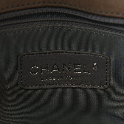 Chanel Nubuck Quilted Chain Around Maxi Flap Grey 6 of 12