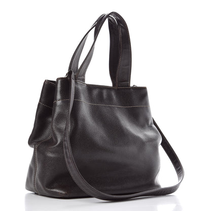 Chanel Caviar CC Shoulder Bag Brown 4 of 18