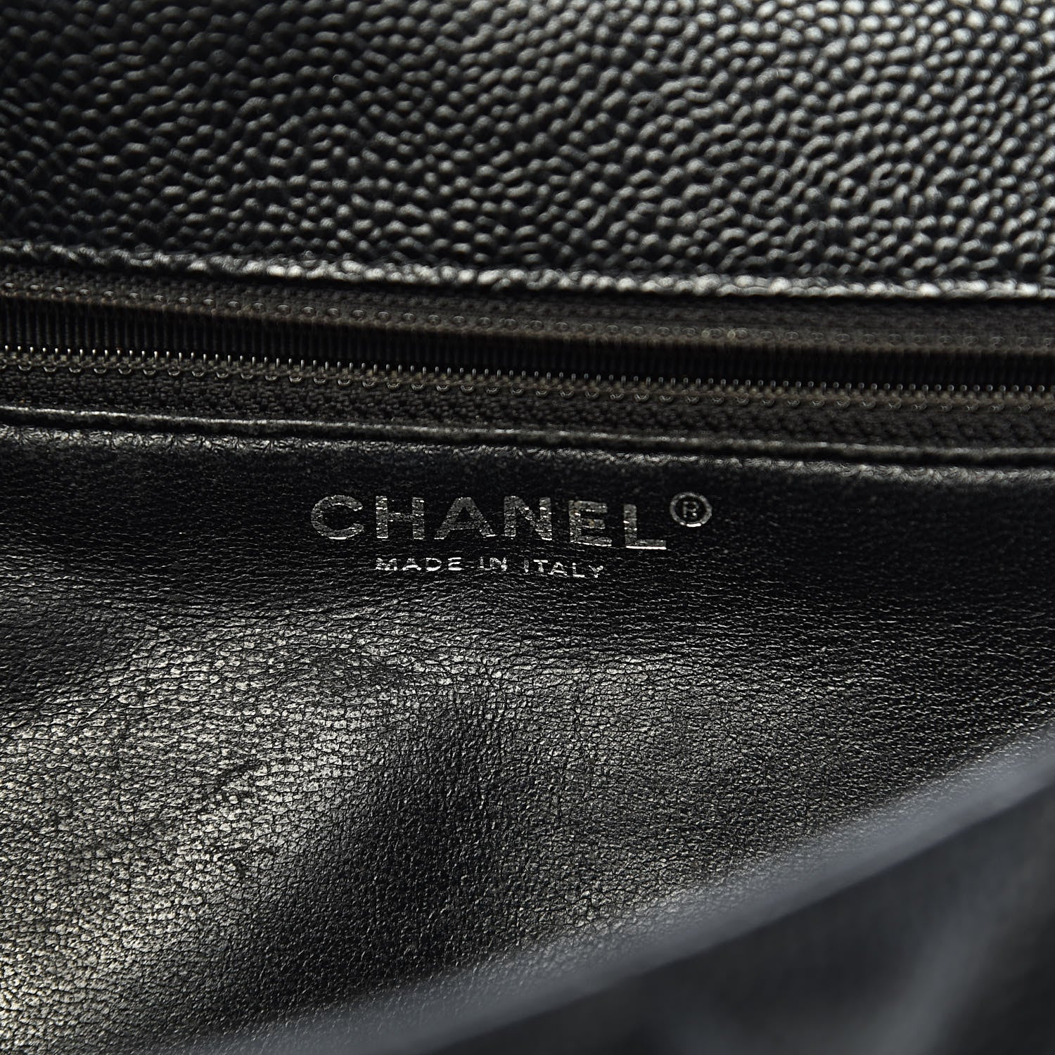 Chanel Caviar Quilted Jumbo Kelly Flap Black 6 of 16