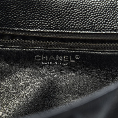Chanel Caviar Quilted Jumbo Kelly Flap Black 6 of 16