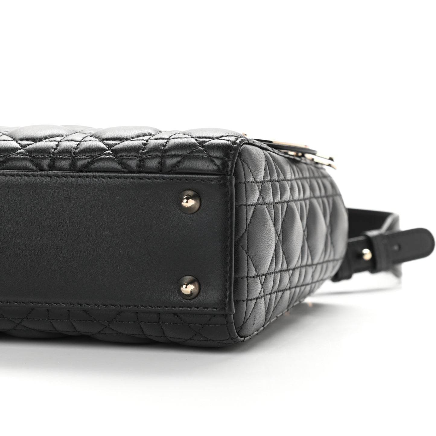 Lambskin Cannage Small My ABCDior Lady Dior Black