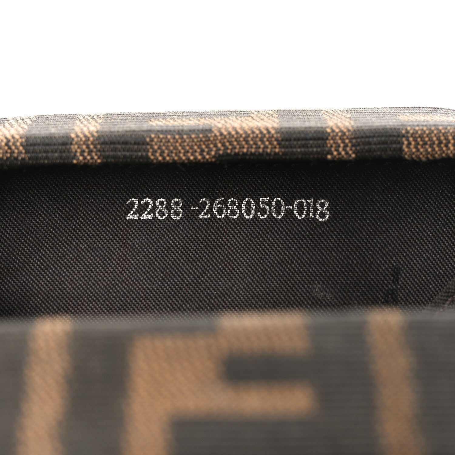 Fendi Zucca Mini Baguette Box Bag Tobacco Black 7 of 9