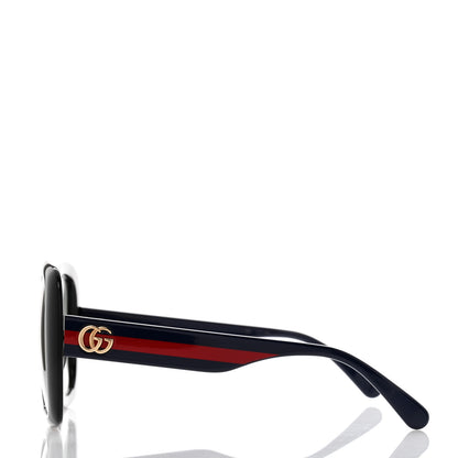 Gucci Acetate Square GG Web Sunglasses GG0714S Black 3 of 9