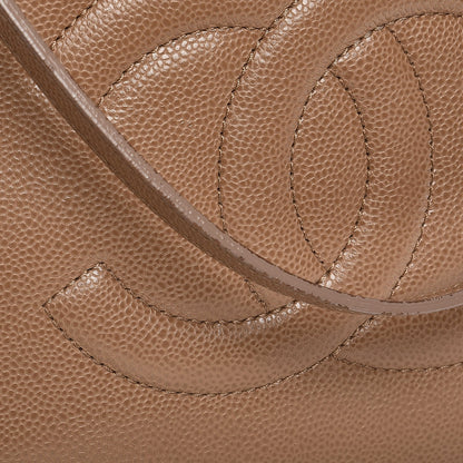 Chanel Caviar Quilted Timeless CC Soft Tote Beige 14 of 15
