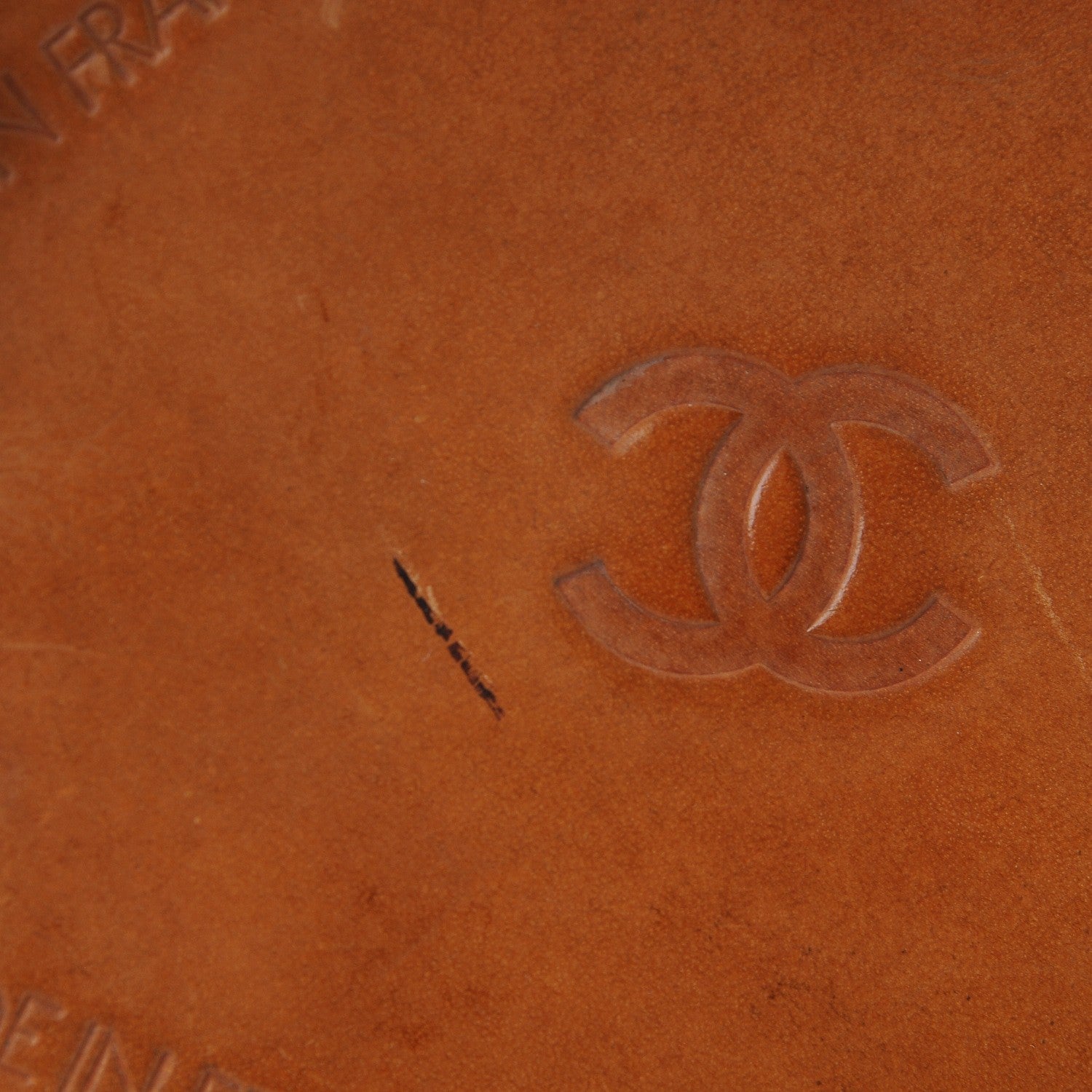 Chanel Calfskin Embossed XL Jumbo Flap Natural 19 of 20