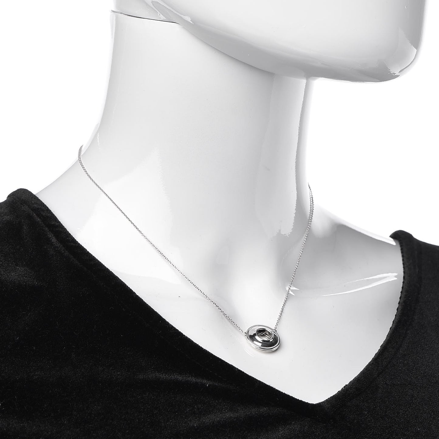Sterling Silver 18K Yellow Gold Paloma Picasso Magic Reversible Pendant Necklace