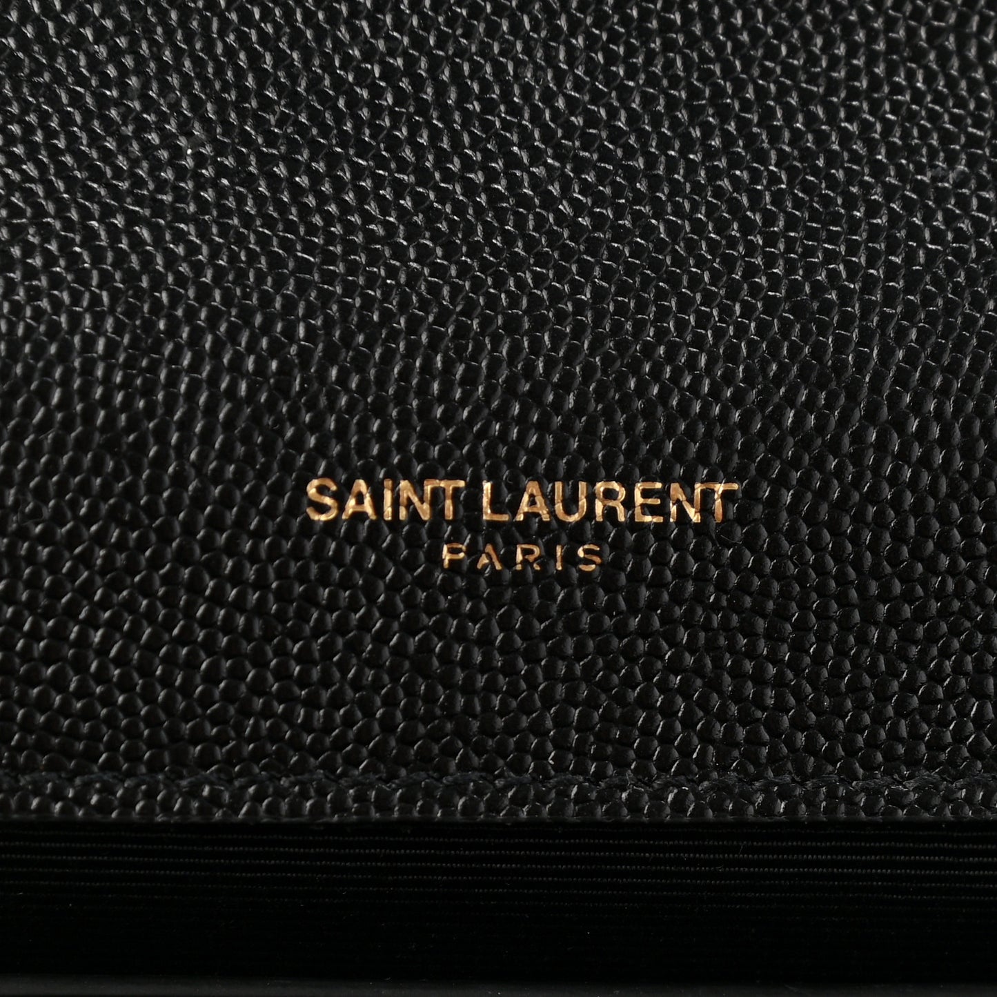 Grain De Poudre Monogram Cassandre Clutch Black